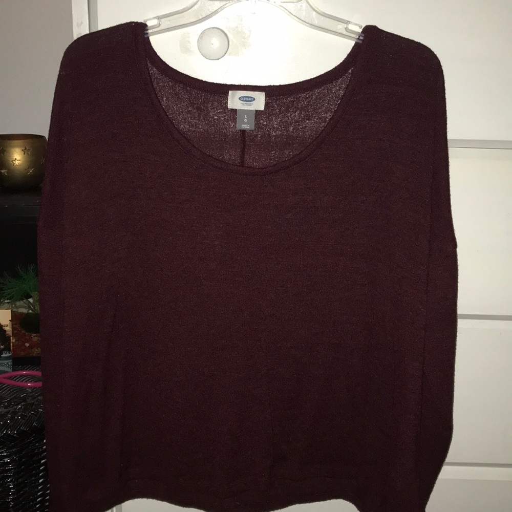 Large Burgundy Old Navy Sweater